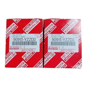 2 x TOYOTA OEM Engine-Oil Filter 90915-YZZD3 for 4Runner Tundra Tacoma Sequoia